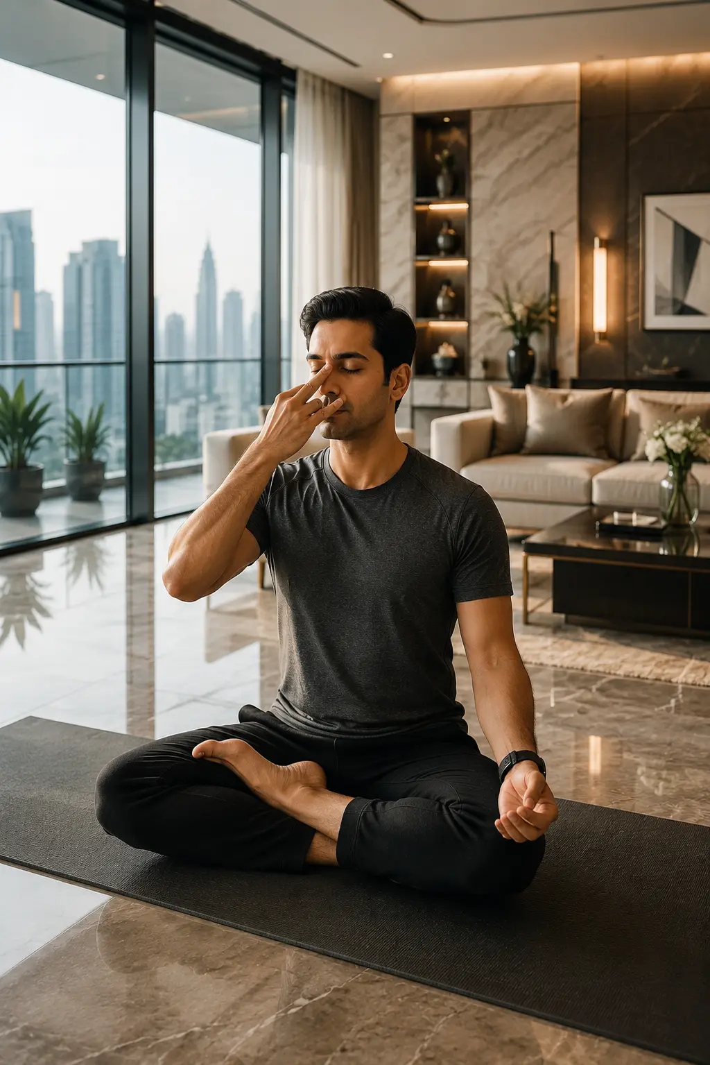 Breathing problems yoga therapy