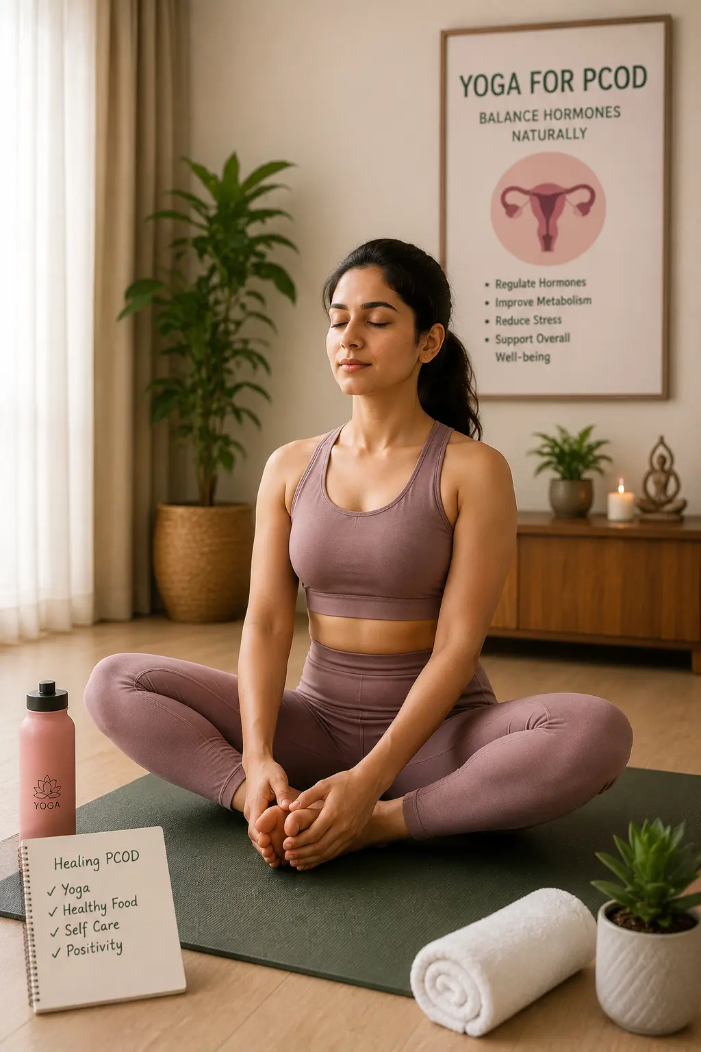 PCOS PCOD yoga therapy