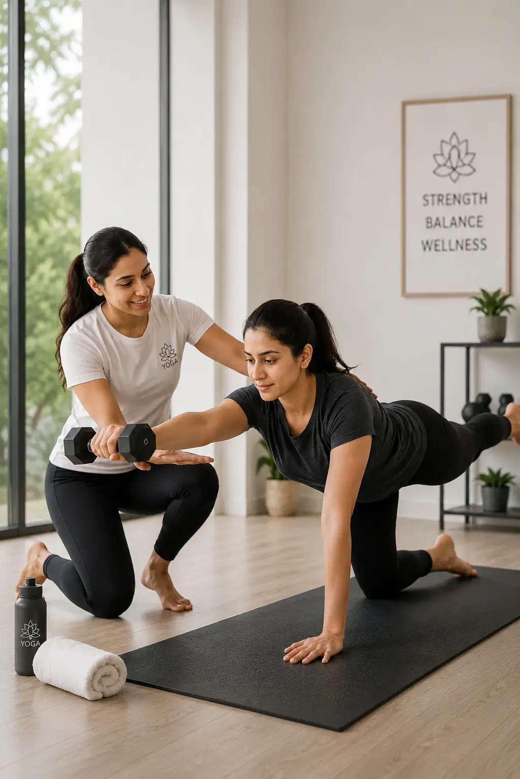 Strength Training with Yoga
