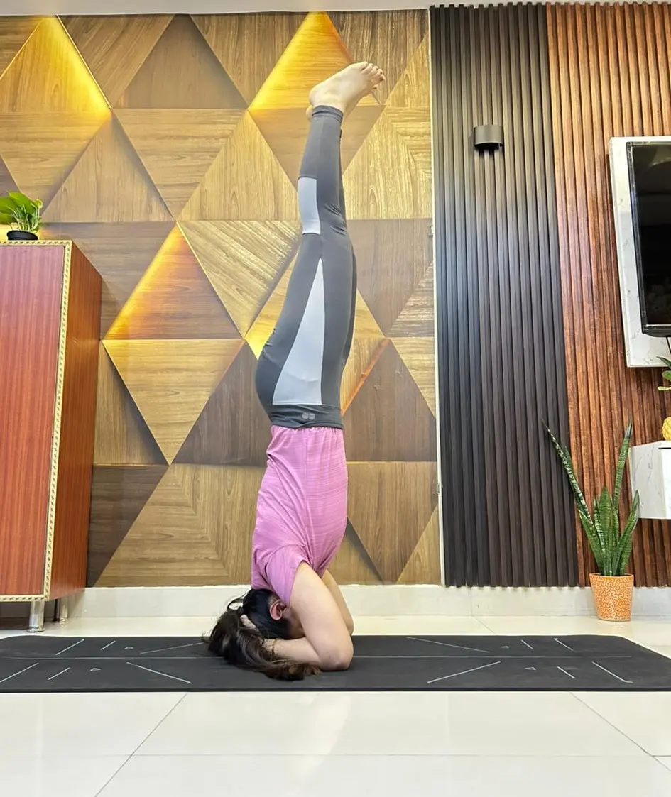 Certified yoga teacher and instructor at home session in Faridabad