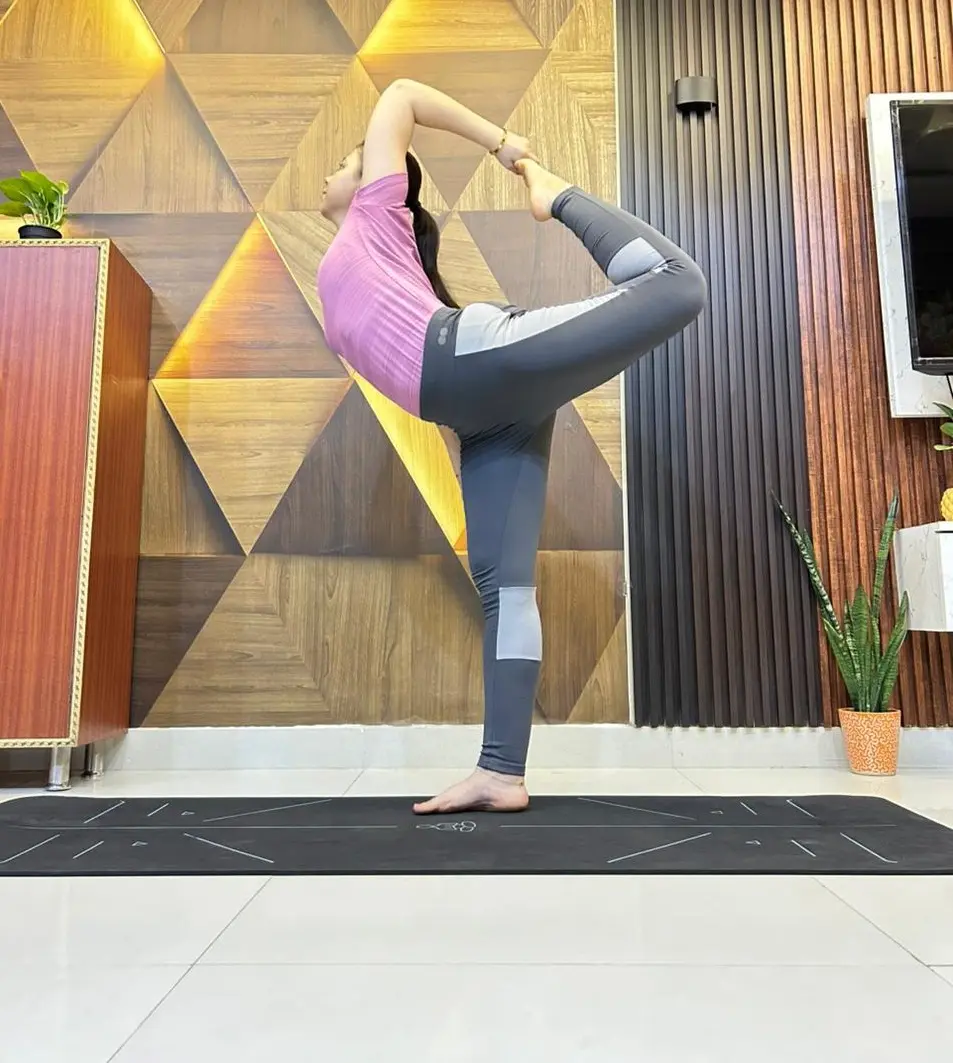 Certified yoga teacher and instructor at home session in Gurgaon